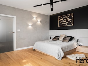 Realizacja domu jednorodzinnego - Sypialnia, styl nowoczesny - zdjęcie od interior art studio