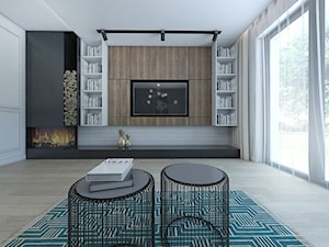 Dom w stylu eklektycznym - Salon, styl nowoczesny - zdjęcie od interior art studio