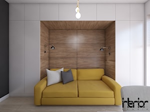 Jasny skandynawski apartament - Biuro, styl skandynawski - zdjęcie od interior art studio