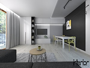 Apartament młodzieżowy - Salon, styl nowoczesny - zdjęcie od interior art studio