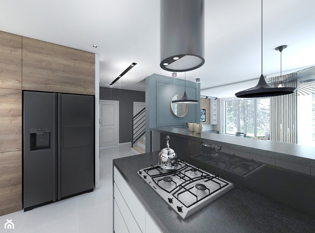 Dom w stylu eklektycznym - Kuchnia, styl nowoczesny - zdjęcie od interior art studio - Homebook