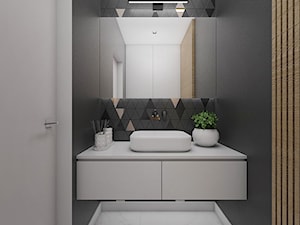 Projekt apartamentu w Warszawie - Łazienka, styl nowoczesny - zdjęcie od interior art studio