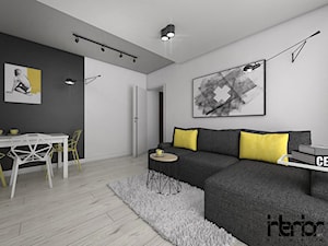 Apartament młodzieżowy - Salon, styl nowoczesny - zdjęcie od interior art studio