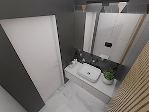 Projekt apartamentu w Warszawie - Łazienka, styl nowoczesny - zdjęcie od interior art studio