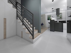 Dom w stylu eklektycznym - Hol / przedpokój, styl industrialny - zdjęcie od interior art studio