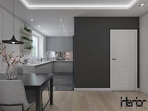 Apartament eklektyczny - Kuchnia, styl nowoczesny - zdjęcie od interior art studio