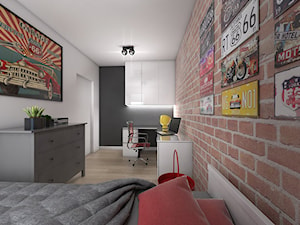 Apartament z industrialną nutą - Pokój dziecka, styl industrialny - zdjęcie od interior art studio