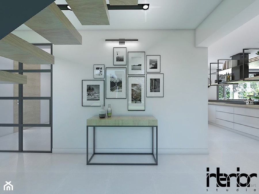 Dom z antresolą - Hol / przedpokój, styl industrialny - zdjęcie od interior art studio