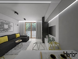 Apartament młodzieżowy - Salon, styl nowoczesny - zdjęcie od interior art studio
