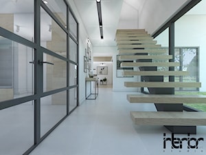 Dom z antresolą - Hol / przedpokój, styl industrialny - zdjęcie od interior art studio