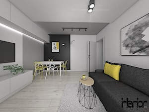 Apartament młodzieżowy - Salon, styl nowoczesny - zdjęcie od interior art studio