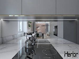Apartament eklektyczny - Kuchnia, styl nowoczesny - zdjęcie od interior art studio