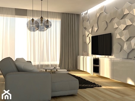 Aranżacje wnętrz - Salon: Apartment in Bialystok - Salon, styl nowoczesny - Marcin Czajkowski 4. Przeglądaj, dodawaj i zapisuj najlepsze zdjęcia, pomysły i inspiracje designerskie. W bazie mamy już prawie milion fotografii!