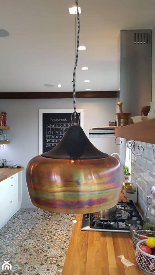 Lampa coco miedziana - zdjęcie od KloshArt lampy industrialne