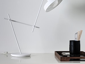 LAMPA STOŁOWA ARIGATO w kolorze białym - zdjęcie od KloshArt lampy industrialne