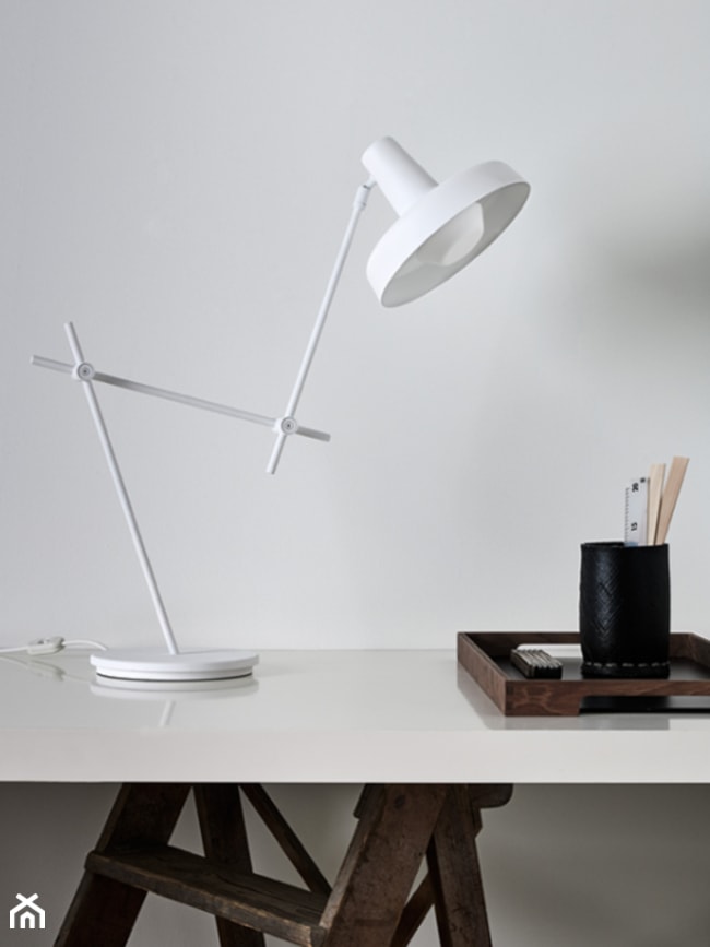 LAMPA STOŁOWA ARIGATO w kolorze białym - zdjęcie od KloshArt lampy industrialne - Homebook