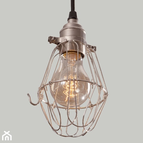 Lampa Cage Silver Flower - zdjęcie od KloshArt lampy industrialne