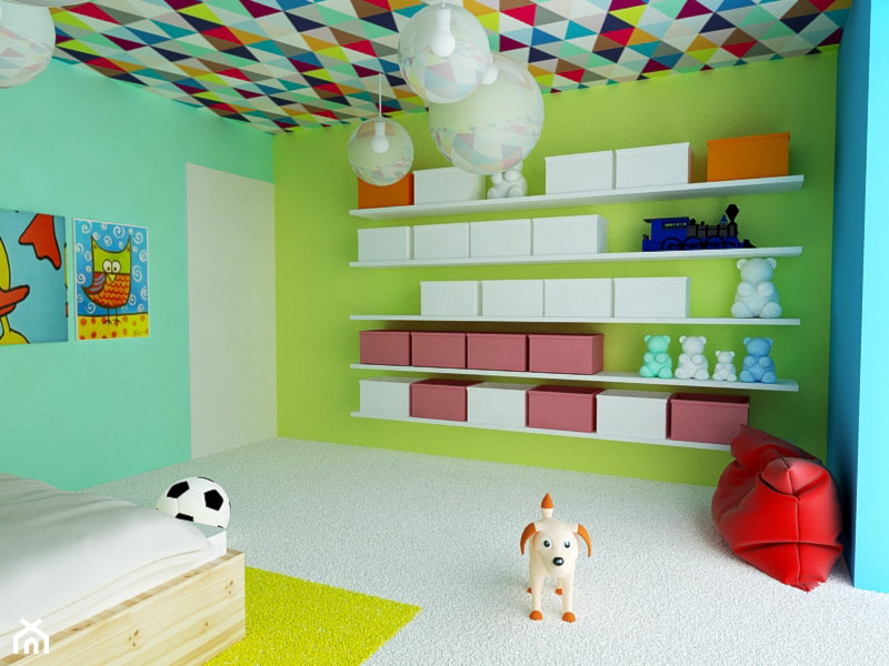 Dom w Ząbkach - Pokój dziecka, styl nowoczesny - zdjęcie od ESTU architektura wnętrz