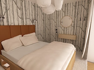 Dom w Ząbkach - Mała sypialnia, styl skandynawski - zdjęcie od ESTU architektura wnętrz