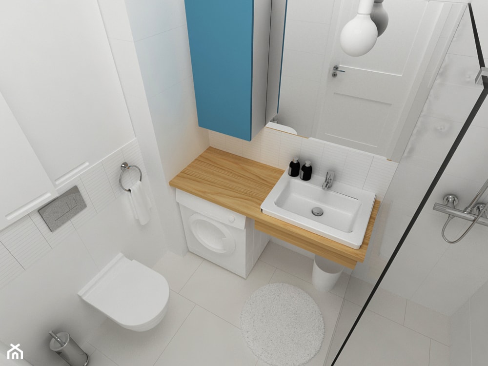 łazienka z prysznicem - zdjęcie od ESTU architektura wnętrz - Homebook