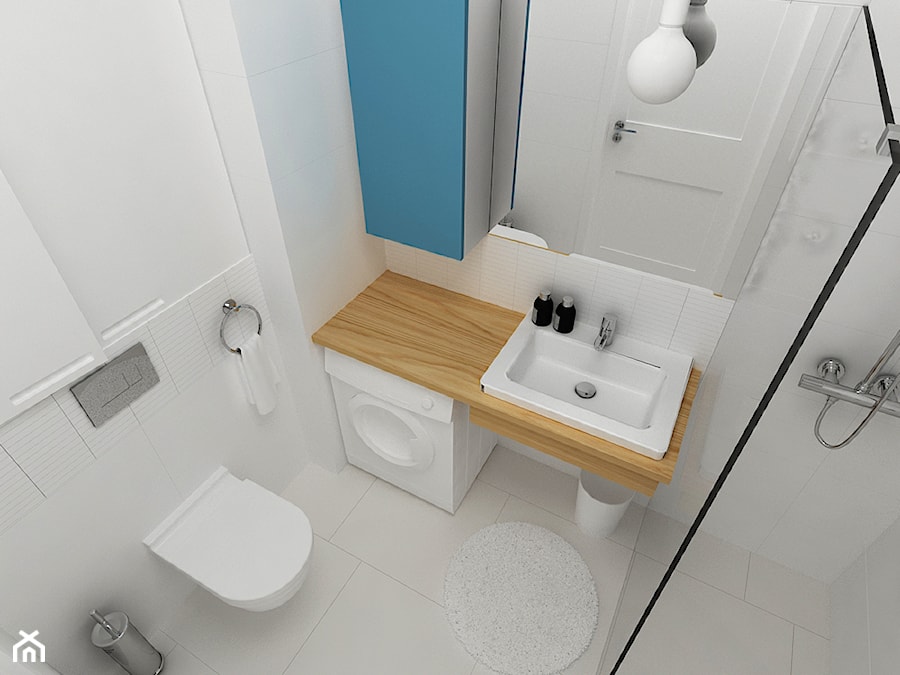 łazienka z prysznicem - zdjęcie od ESTU architektura wnętrz
