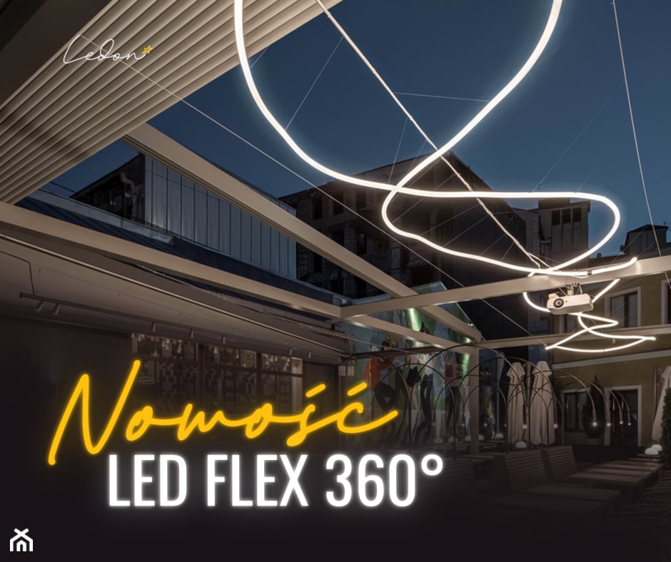 Led Flex 360 nadaje się również jako oświetlenie zewnętrzne - zdjęcie od Ledon Design - Homebook