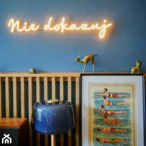 Neon ledowy na ścianę "Nie dokazuj" - zdjęcie od Ledon Design - Homebook