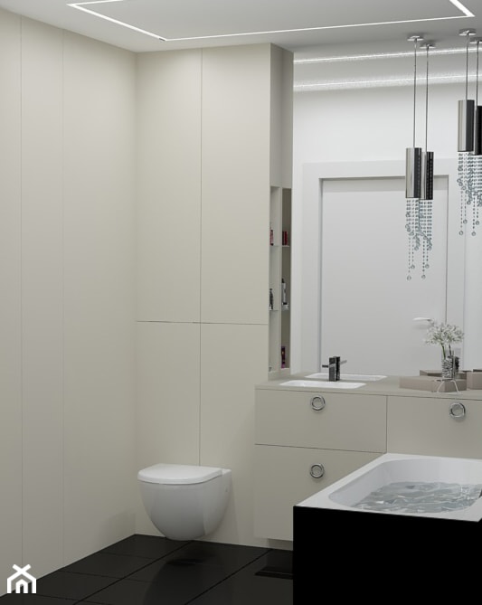 łazienka z wanną - zdjęcie od studio m Katarzyna Kosieradzka
