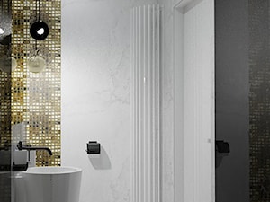łazienka z prysznicem - zdjęcie od studio m Katarzyna Kosieradzka