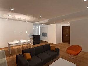 Apartament. Warszawa - Salon - zdjęcie od Karolina Kulesza - projektowanie wnętrz