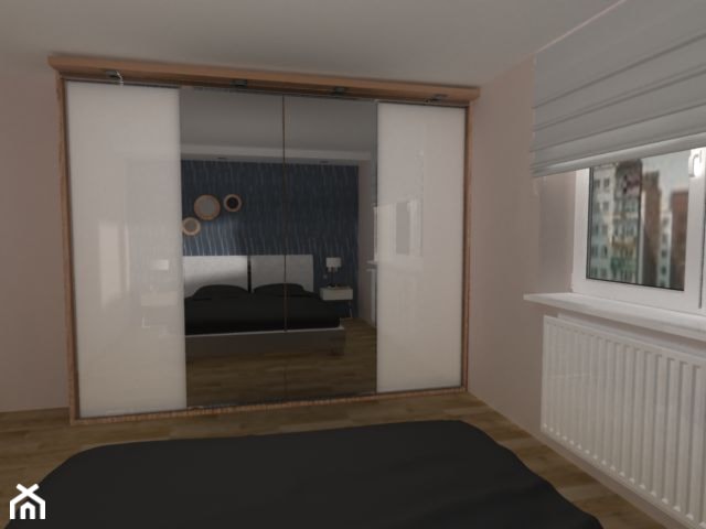 Wariacje na temat sypialni - Sypialnia - zdjęcie od Karolina Kulesza - projektowanie wnętrz