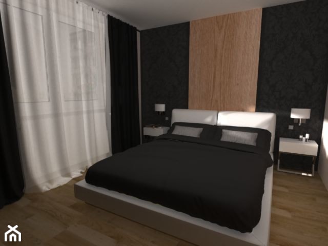 Wariacje na temat sypialni - Sypialnia - zdjęcie od Karolina Kulesza - projektowanie wnętrz