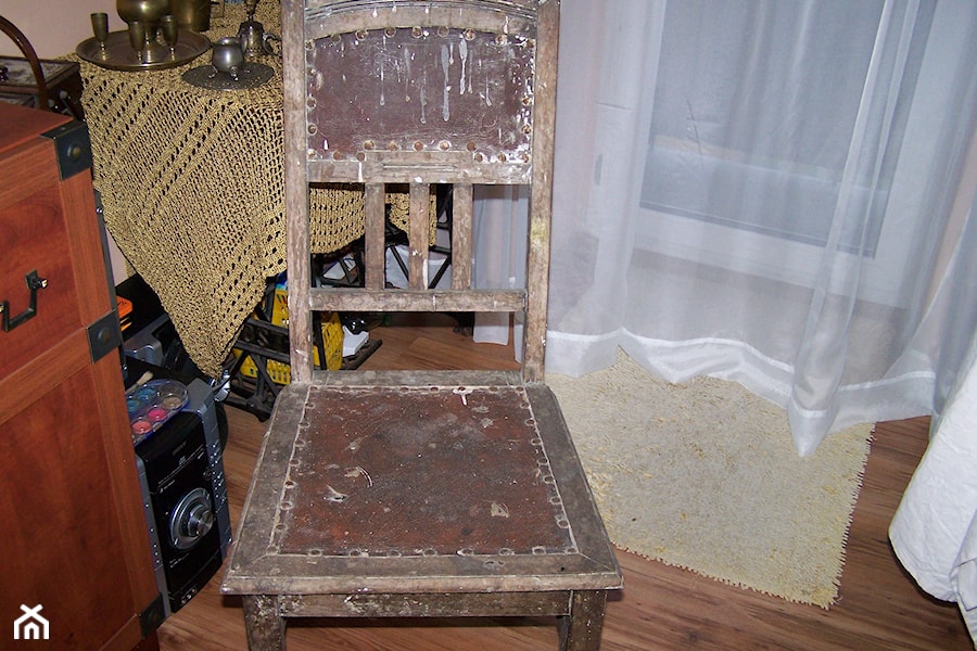 Krzesło przed i po renowacji - zdjęcie od lenka1