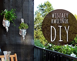 Wiszący kwietnik DIY - Taras - zdjęcie od Niebałaganka - Homebook