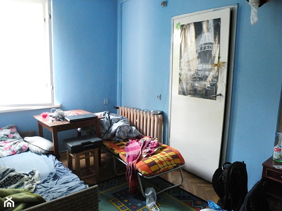 Pokój studencki mały - PRZED - zdjęcie od cartsoft