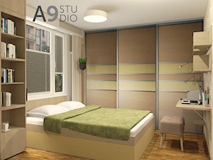 Sypialnia w bloku - Sypialnia, styl tradycyjny - zdjęcie od Aneta Socha A9 Studio