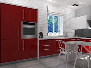 Kuchnia Czerwień - zdjęcie od LAMAdesign