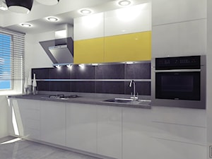 Salon z kuchnią - zdjęcie od LAMAdesign