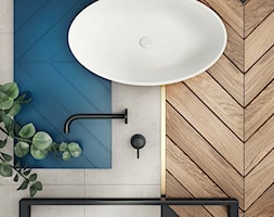 Łazienka na poddaszu - Mała bez okna łazienka, styl skandynawski - zdjęcie od MaNaZa - Homebook