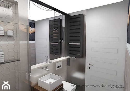 Wnętrze małej łazienki - Mała łazienka, styl nowoczesny - zdjęcie od studio dizajner