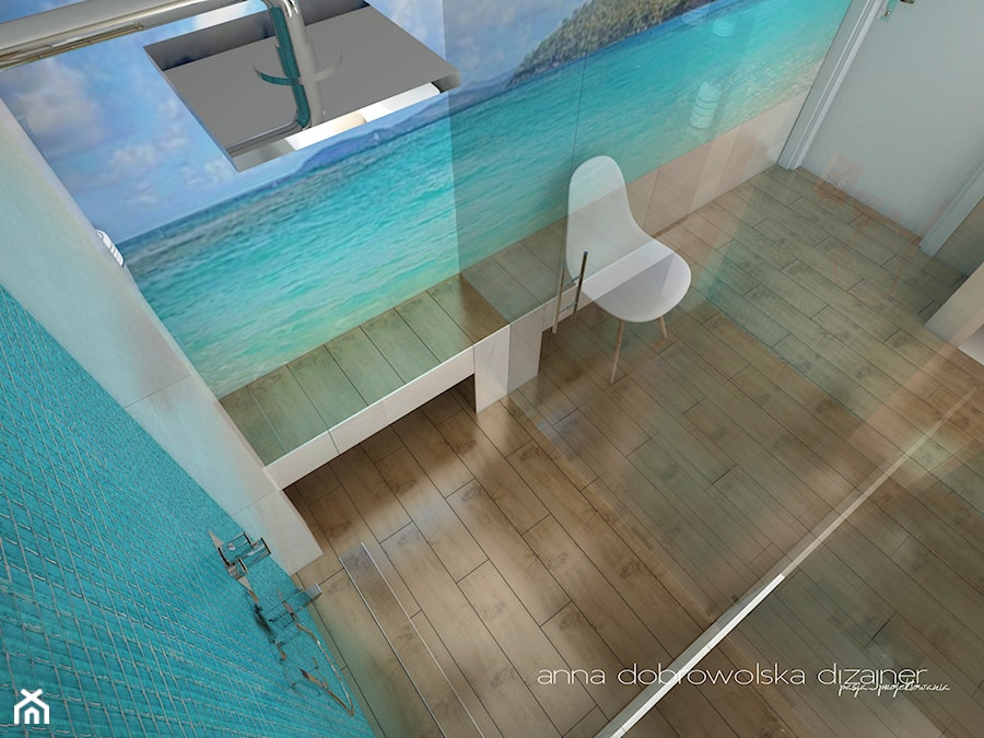 Łazienka na poddaszu - zdjęcie od studio dizajner