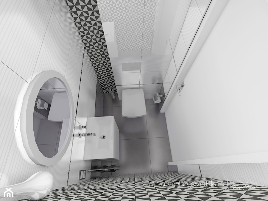 Toaleta gościnna - zdjęcie od studio dizajner
