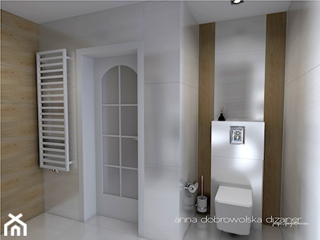 Aranżacje wnętrz - Łazienka: Projekt łazienki - Łazienka, styl nowoczesny - studio dizajner. Przeglądaj, dodawaj i zapisuj najlepsze zdjęcia, pomysły i inspiracje designerskie. W bazie mamy już prawie milion fotografii!