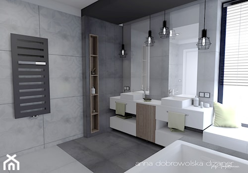 Betonowa łazienka - zdjęcie od studio dizajner