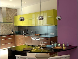 mieszkanie 90m2 - Kuchnia, styl nowoczesny - zdjęcie od MS-Architekci