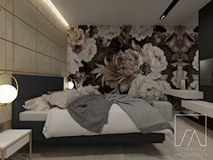 Dom // Skierniewice // - Mała czarna sypialnia, styl nowoczesny - zdjęcie od SZTYBLEWICZ_architekci