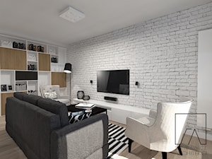 Mieszkanie // Wronki - Salon, styl nowoczesny - zdjęcie od SZTYBLEWICZ_architekci