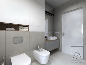 Dom // Grodzisk Mazowiecki - Średnia łazienka, styl nowoczesny - zdjęcie od SZTYBLEWICZ_architekci