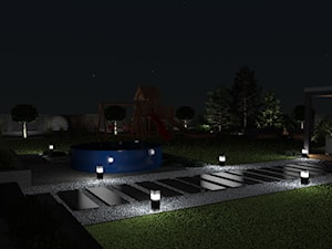 widok ogólny nocą - zdjęcie od ap. studio architektoniczne Aurelia Palczewska