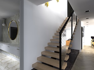 Dom pod Gdynią. 2019 - Schody, styl minimalistyczny - zdjęcie od ap. studio architektoniczne Aurelia Palczewska